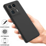 Чехол - накладка Silicone Cover Full для Motorola Edge 50 Ultra розовый