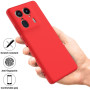 Чехол - накладка Silicone Cover Full для Motorola Edge 50 Ultra розовый