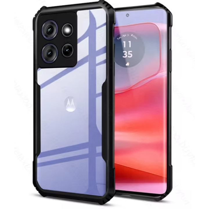 Противоударный чехол - накладка Acryl Armor Shell для Motorola Edge 50, Black