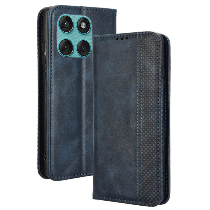 Чехол - книжка Epik iFace Retro Leather для Motorola Edge 60 / Edge 60 Fusion с магнитным креплением