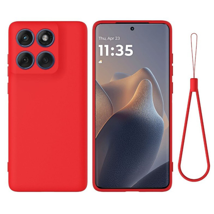 Чехол - накладка Silicone Cover Full для Motorola Edge 60 Pro