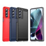 Чехол-накладка Polished Carbon для Motorola Moto G200 черный