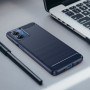 Чехол накладка Polished Carbon для Motorola Moto G14 красный