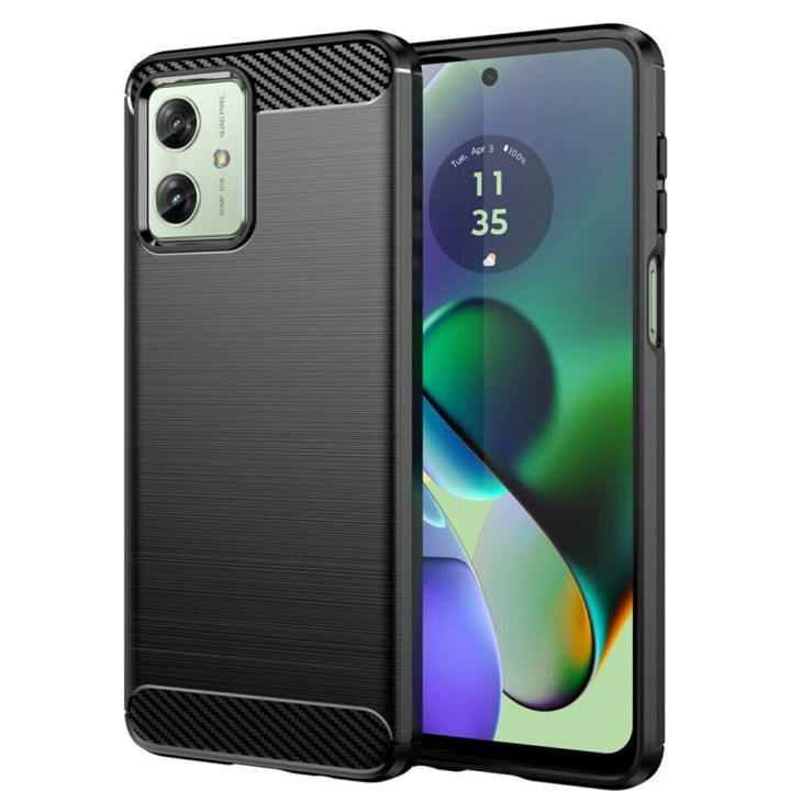  Чехол - накладка Polished Carbon для Motorola Moto G54 / G54 Power