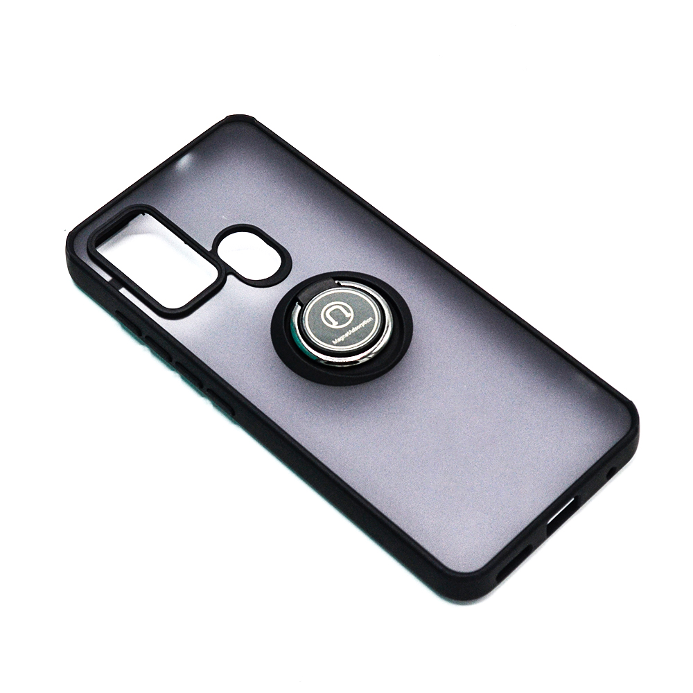 Чехол-накладка TPU Color Matte Ring для Motorola G60 / G60s черный