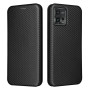 Чехол-книжка Carbon Fiber Texture для Motorola Moto G72