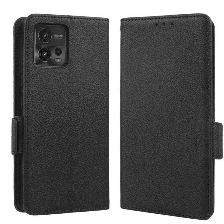 Чехол книжка Leather Magnet Case для Motorola Moto G72