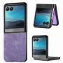 Чехол накладка PU Leather Flip Case для Motorola Razr 40 коричневый