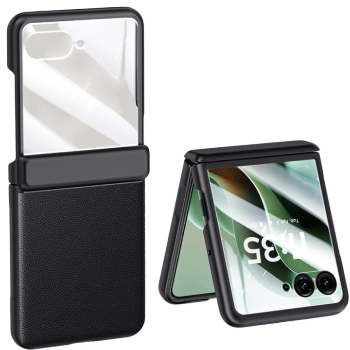 Чехол Omeve Shockproof Leather для Motorola Razr 60 Ultra