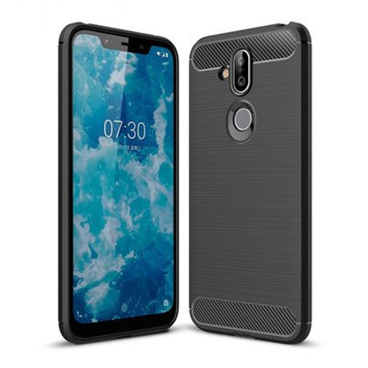Чехол накладка Polished Carbon для Nokia 8.1/ 7.1 Plus / X7