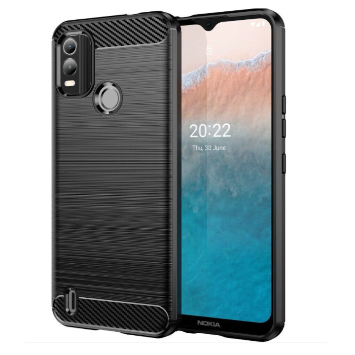 Чехол-накладка Carbon для Nokia C21 Plus