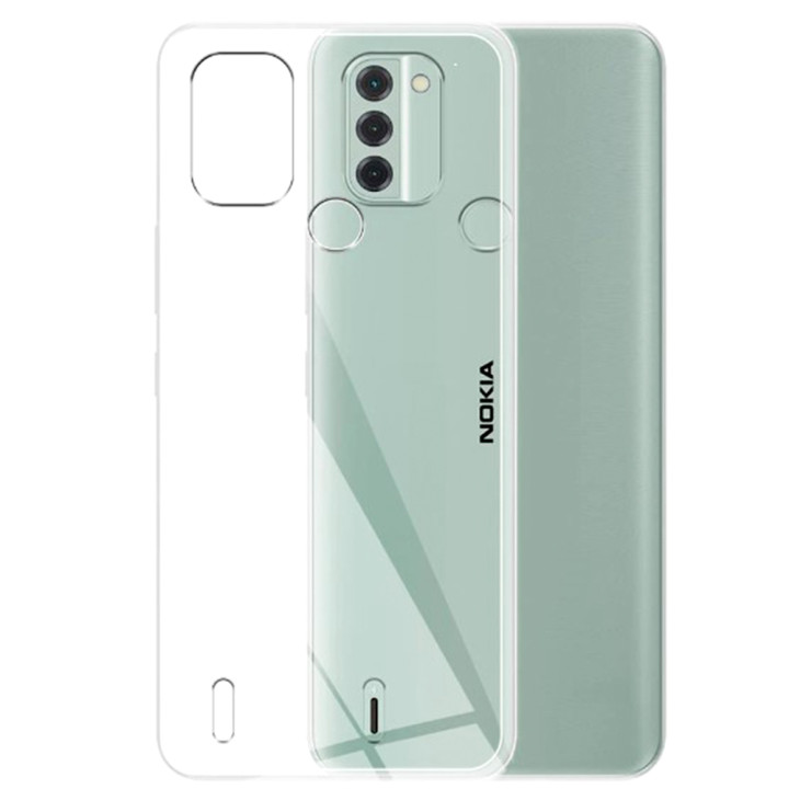 Прозрачный силиконовый чехол накладка Oucase для Nokia C31, Transparent