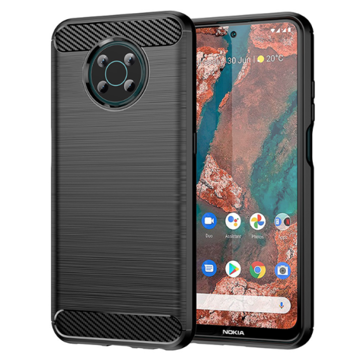 Чехол накладка Polished Carbon для Nokia G50