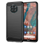 Чехол накладка Polished Carbon для Nokia G50 черный