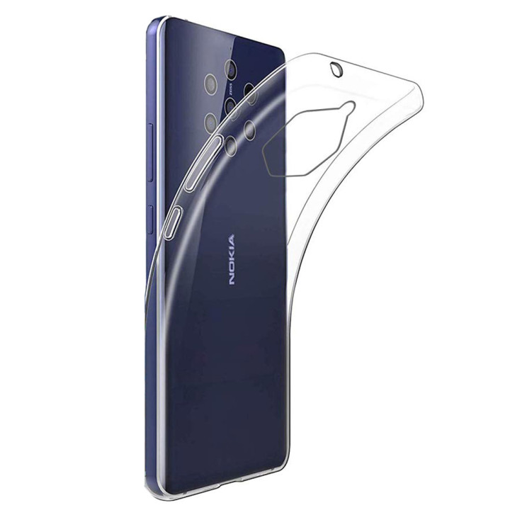 Прозрачный силиконовый чехол Slim Premium для Nokia 9 Pureview