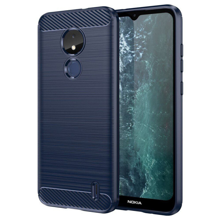  Чехол-накладка Polished Carbon для Nokia C21