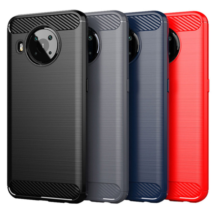 Чехол накладка Polished Carbon для Nokia X10 / X20