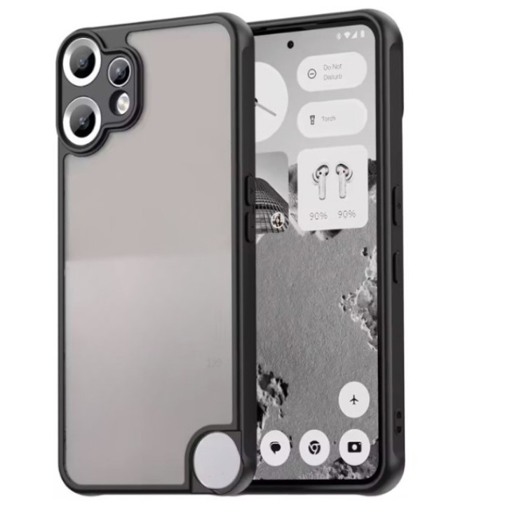 Противоударный чехол - накладка Acryl Armor Shell для Nothing CMF Phone 2 Pro, Black