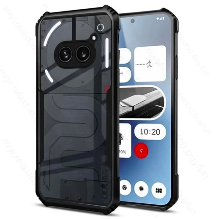 Противоударный чехол Omeve Armor Shell для Nothing Phone (2a) / (2a) Plus, Black