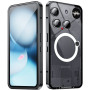 Чехол накладка Metal Glass Ring для Nothing Phone 3 с металлическим кольцом и дополнительной защитой на камеру