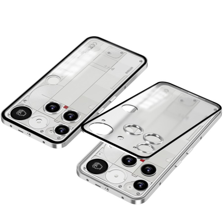 Противоударный чехол накладка Metal Glass для Nothing Phone 3 с защитой камер