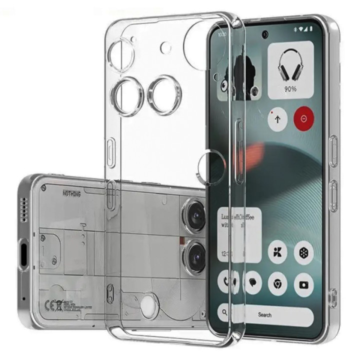 Прозрачный силиконовый чехол - накладка для Nothing Phone 3