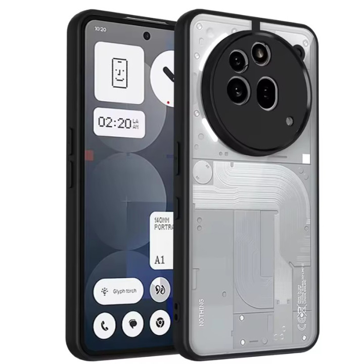 Противоударный чехол - накладка Acryl Armor Shell Nothing Phone (3a) Pro, Black