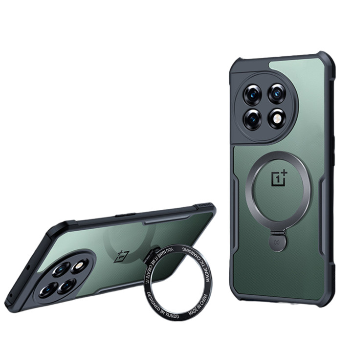 Противоударный чехол XUNDD Ring для OnePlus Ace 2 Pro, Black