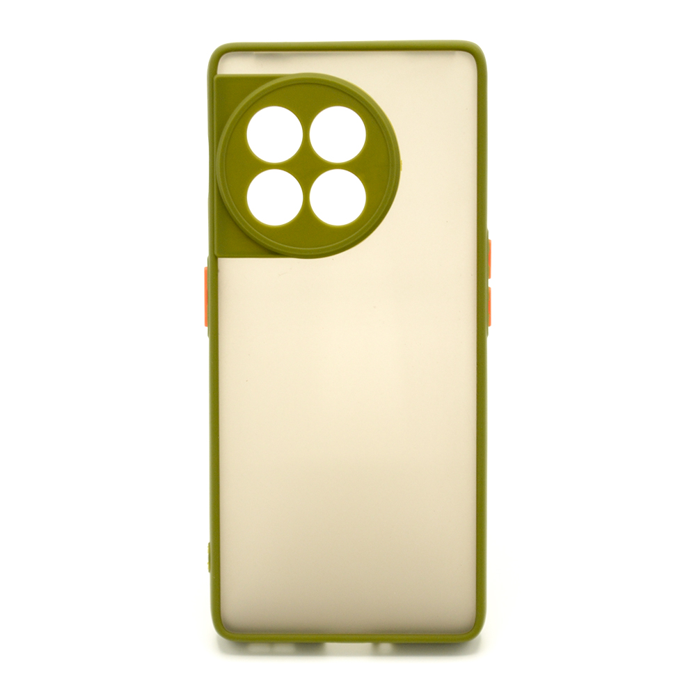Чехол-накладка TPU Color Matte Case для OnePlus Ace 2 / 11R оливковый 