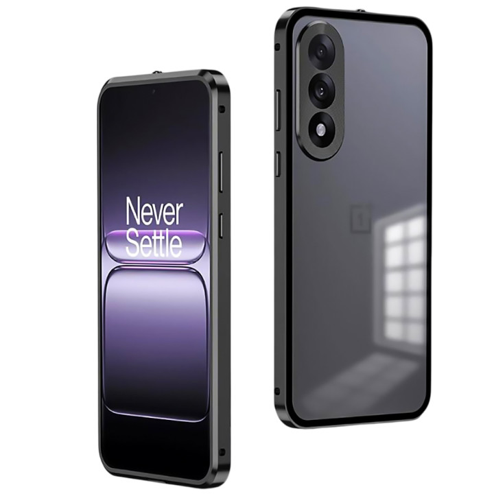Противоударный чехол Metal Glass для OnePlus Nord 5 / Ace 5 Ultra с металлической рамкой на камеру