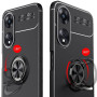 Чехол Auto Focus C-KU 360 Rotating Ring для Oppo A58 5G / Oppo A78 5G черный