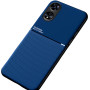 Чехол накладка c-KU IQS Design для Oppo A17 синий