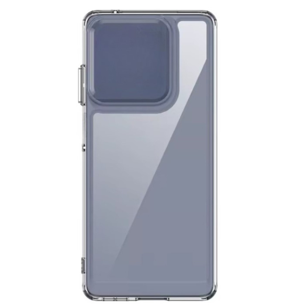 Чехол - накладка TPU Color Frame для Oppo A40m / Oppo A3 4G / Oppo A3x прозрачный