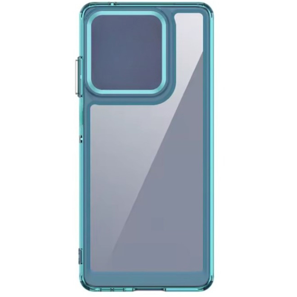 Чехол - накладка TPU Color Frame для Oppo A40m / Oppo A3 4G / Oppo A3x синий