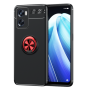 Чехол Auto Focus C-KU 360 Rotating Ring для Oppo A57s / A57 4G черный с красным