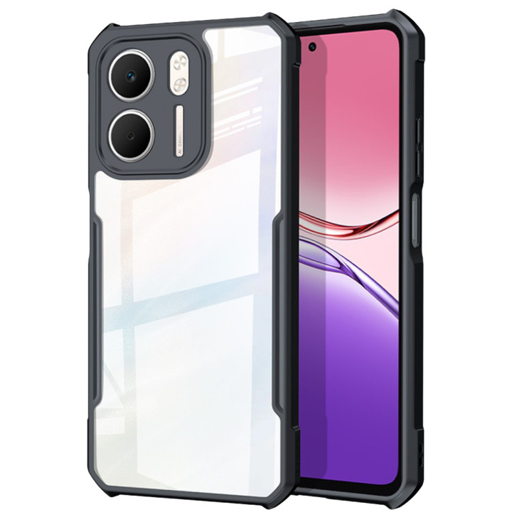 Противоударный чехол XUNDD для Oppo A5X 4G / A5X 5G с защитой на камеру, Black