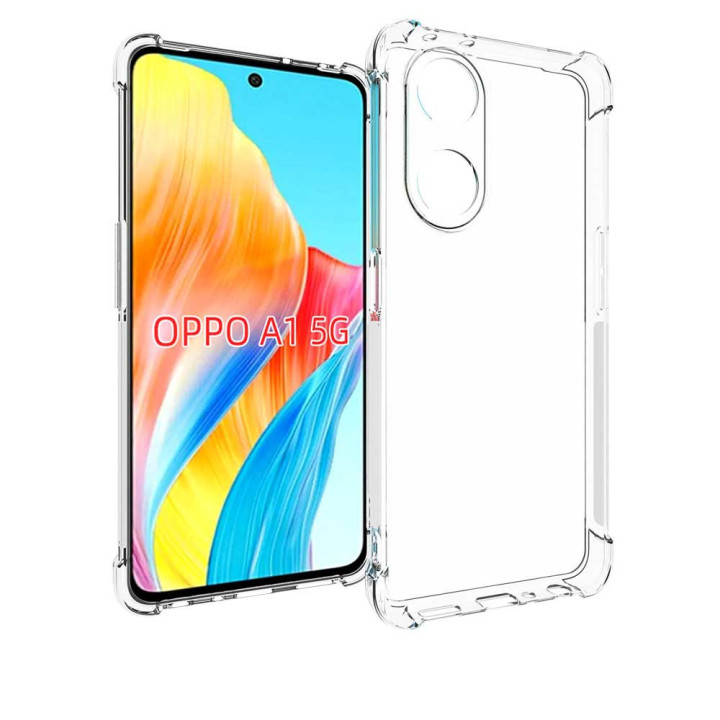 Прозрачный силиконовый чехол для Oppo A98 5G / A1