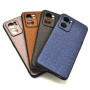 Чехол накладка New Textile Leather Cаse для Oppo Reno7 5G синий