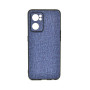 Чехол накладка New Textile Leather Cаse для Oppo Reno7 5G синий