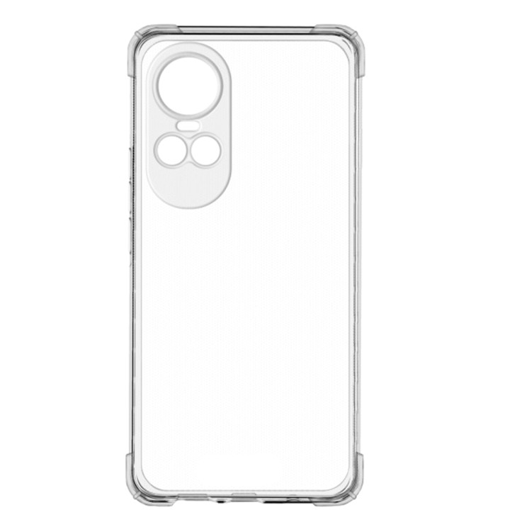 Прозрачный силиконовый чехол для Oppo Reno 10 / Reno 10 Pro