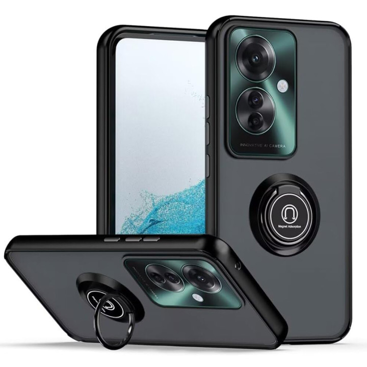 Чехол - накладка TPU Color Matte Ring для Oppo Reno11 F