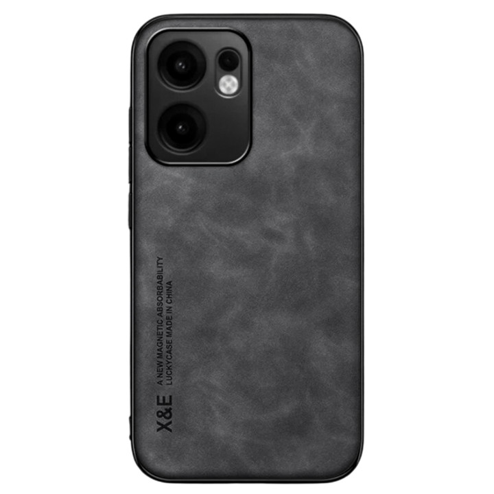 Кожаный чехол - накладка X&E для Oppo Reno13F 4G / 5G​ с металлической вставкой