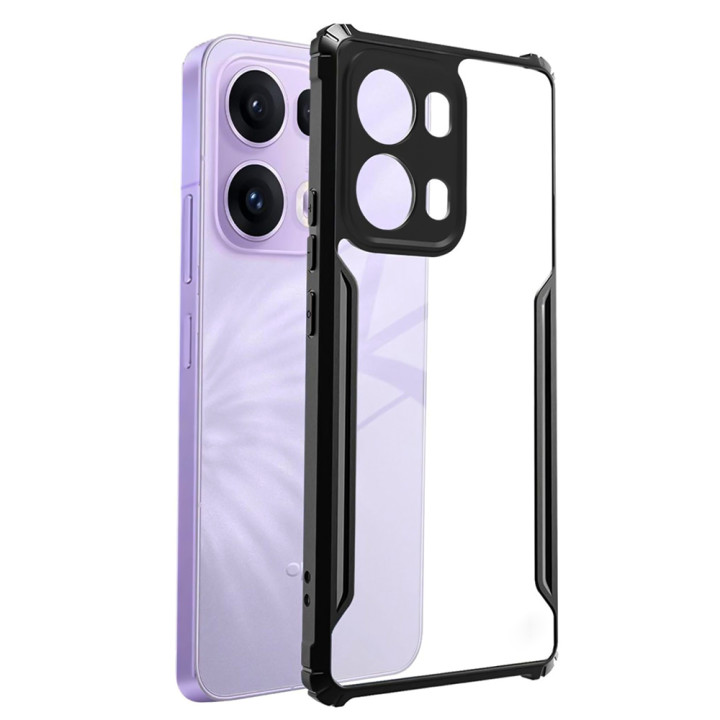 Противоударный чехол - накладка Acryl Armor Shell для Oppo Reno13 Pro​, Black