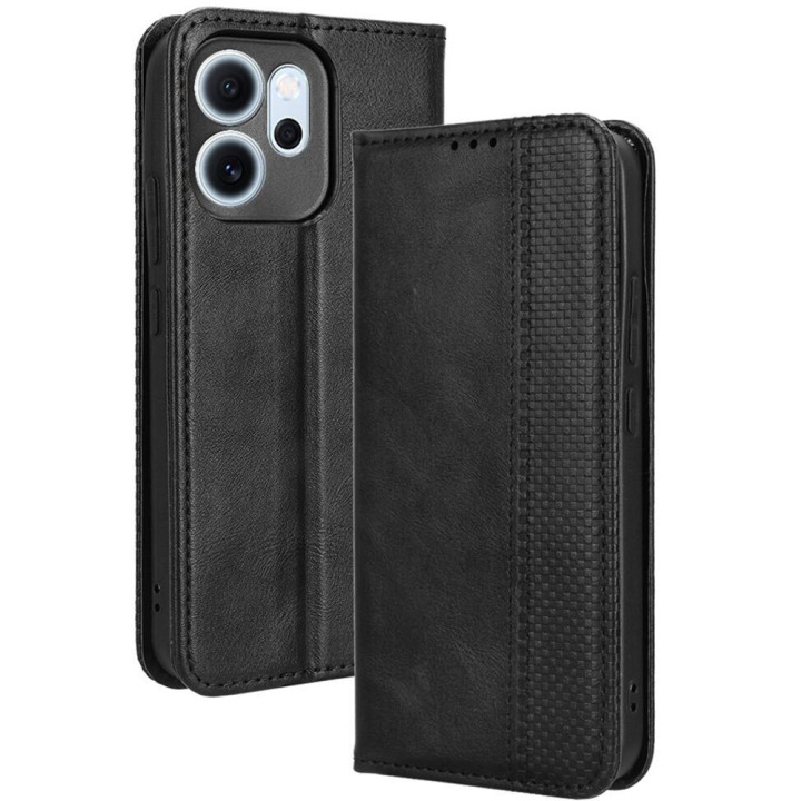 Чехол - книжка Epik iFace Retro Leather для Oppo Reno14 F​​ с магнитным креплением