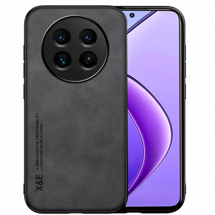 Кожаный чехол - накладка X&E для Realme 12 5G / 12X с металлической вставкой