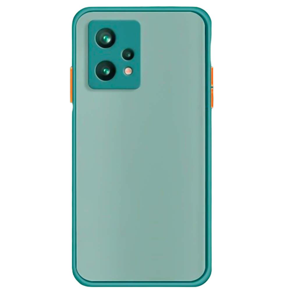Чехол-накладка TPU Color Matte Case для Realme 9 Pro зелёный