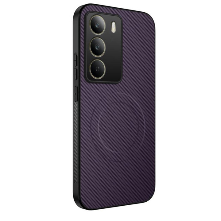 Чехол Carbon Shield with Ring для Realme C71 с поддержкой беспроводной зарядки