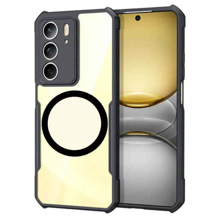 Противоударный чехол - накладка Acryl Armor Ring для Realme C75​, Black