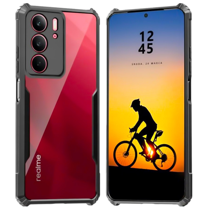 Противоударный чехол - накладка Acryl Armor Shell для Realme C75, Black