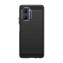 Чехол накладка Polished Carbon для Realme C30 / C30s / Narzo 50i Prime синий